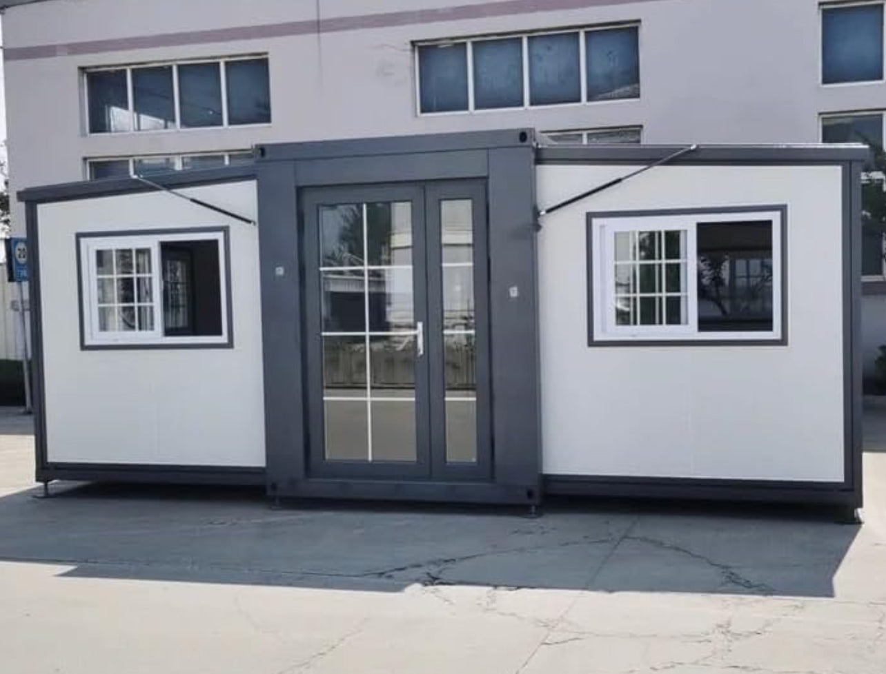 Portable Prefabricated Tiny Home  Mobile Foldable and expandable  Prefab House for Hotel, Booth, Office, Guard House warehouse etc